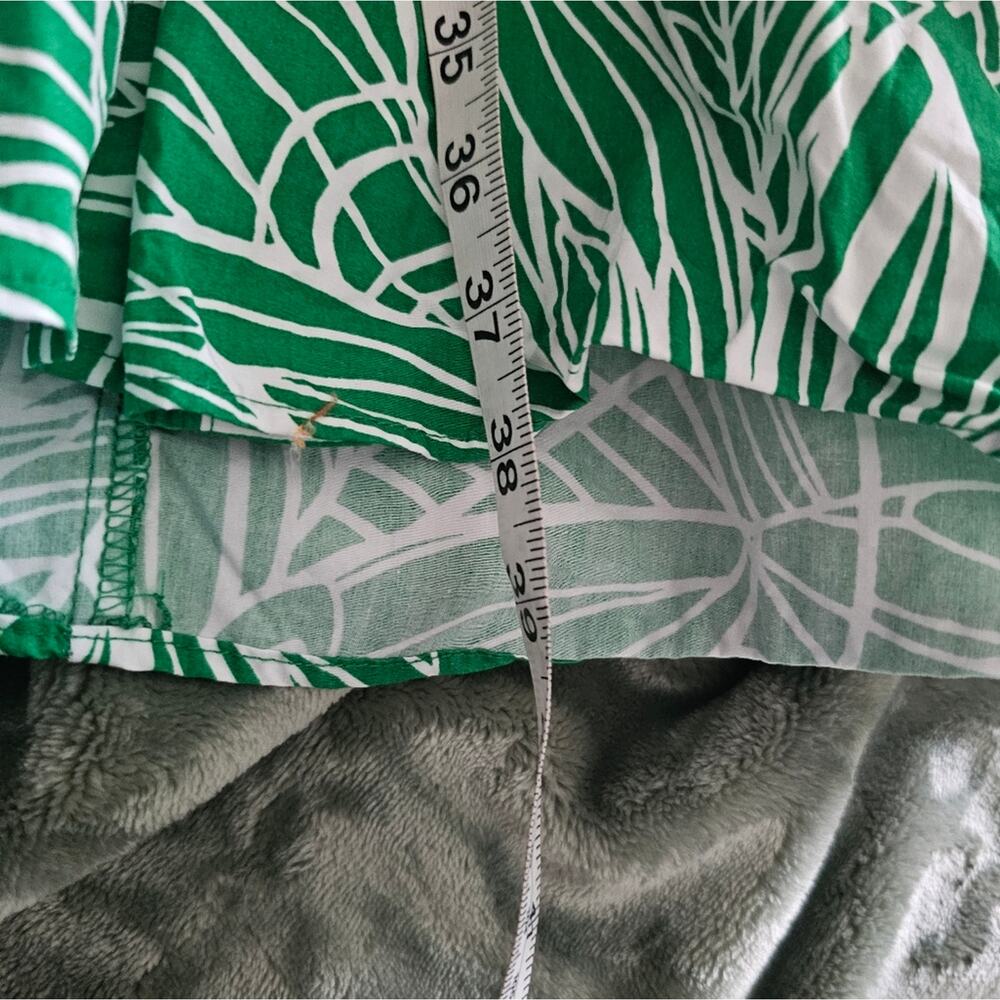 Tabitha Brown Green Floral Women's Skirt Size L - Picture 6 of 7